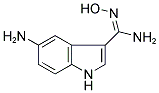 5-AMINO-N-HYDROXYINDOLE-3-CARBOXAMIDINE Struktur