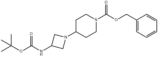 (1-CBZ-PIPERIDIN-4-YL-AZETIDIN-3-YL)-CARBAMIC ACID TERT-BUTYL ESTER Struktur