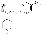 [2-(4-METHOXYPHENYL)ETHYL]PIPERIDINE-4-KETOXIME Struktur