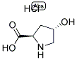 (2R,4S)-4-HYDROXY-PYRROLIDINE-2-CARBOXYLIC ACID HYDROCHLORIDE Struktur