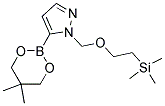 5-(5,5-DIMETHYL-1,3,2-DIOXABORINAN-2-YL)-1-[[2-(TRIMETHYLSILYL)ETHOXY]METHYL]-1H-PYRAZOLE Struktur