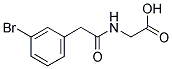 N-(3-BROMOPHENYLACETYL)-GLYCINE Struktur