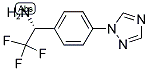 (1R)-2,2,2-TRIFLUORO-1-(4-(1,2,4-TRIAZOLYL)PHENYL)ETHYLAMINE Struktur