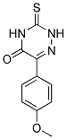 6-(4-METHOXYPHENYL)-3-THIOXO-3,4-DIHYDRO-1,2,4-TRIAZIN-5(2H)-ONE Struktur