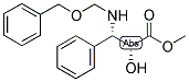 N-BENZYLOXYMETHYL-(2R,3S)-PHENYLISOSERINE METHYL ESTER Struktur