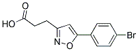 5-(4-BROMOPHENYL)ISOXAZOLE-3-PROPIONIC ACID Struktur