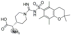 (S)-GLY-4-PIP[N-AMIDINO(PMC)] Struktur