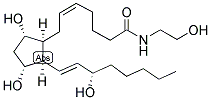 8-EPI PGF2ALPHA ETHANOLAMIDE Struktur