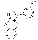 1-BENZYL-5-(3-METHOXY-PHENYL)-1H-IMIDAZOL-2-YLAMINE Struktur