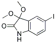 3,3-DIMETHOXY-5-IODOOXOINDOLE Struktur