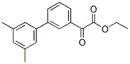 ETHYL 3-(3,5-DIMETHYLPHENYL)BENZOYLFORMATE Struktur