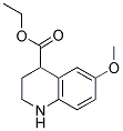 6-METHOXY-1,2,3,4-TETRAHYDRO-QUINOLINE-4-CARBOXYLIC ACID ETHYL ESTER Struktur