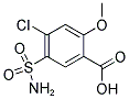 2-METHOXY-4-CHLORO BENZOIC ACID-5-SULFONAMIDE Struktur