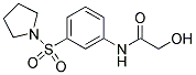 2-HYDROXY-N-[3-(PYRROLIDIN-1-YLSULFONYL)PHENYL]ACETAMIDE Struktur