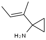 (E)-1-(BUT-2-EN-2-YL)CYCLOPROPANAMINE Struktur