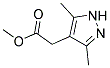 METHYL (3,5-DIMETHYL-1H-PYRAZOL-4-YL)ACETATE Struktur