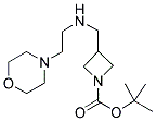 1-BOC-3-([(MORPHOLIN-4-YLETHYL)-AMINO]-METHYL)-AZETIDINE Struktur