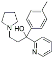 1-(4-METHYL PHENYL)-1-(2-PYRIDYL)-3-PYRROLIDINOPROPAN-1-OL Struktur