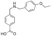 4-(((4-ETHOXYBENZYL)AMINO)METHYL)BENZOIC ACID Struktur