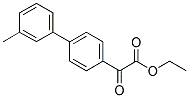 ETHYL 4-(3-METHYLPHENYL)BENZOYLFORMATE Struktur