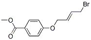 4-(4-BROMO-BUT-2-ENYLOXY)-BENZOIC ACID METHYL ESTER Struktur