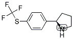 [4-((2R)PYRROLIDIN-2-YL)PHENYLTHIO]TRIFLUOROMETHANE Struktur