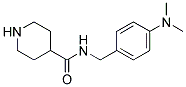 N-[4-(DIMETHYLAMINO)BENZYL]PIPERIDINE-4-CARBOXAMIDE Struktur