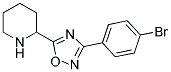 3-(4-BROMOPHENYL)-5-PIPERIDIN-2-YLOXODIAZOLE Struktur