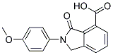 2-(4-METHOXY-PHENYL)-3-OXO-2,3-DIHYDRO-1H-ISOINDOLE-4-CARBOXYLIC ACID Struktur