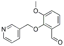 3-METHOXY-2-(PYRIDIN-3-YLMETHOXY)BENZALDEHYDE Struktur