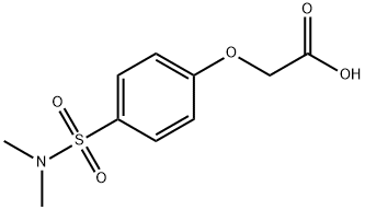 (4-DIMETHYLSULFAMOYL-PHENOXY)-ACETIC ACID Struktur