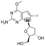 7-DEAZA-6-METHOXY-2'-DEOXYGUANOSINE, [8-3H(N)]- Struktur