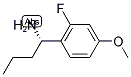 (1S)-1-(2-FLUORO-4-METHOXYPHENYL)BUTYLAMINE Struktur