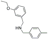 1-(3-ETHOXYPHENYL)-N-(4-METHYLBENZYL)METHANAMINE Struktur