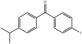 4-IODO-4'-ISOPROPYLBENZOPHENONE Struktur