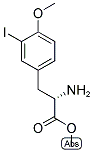 METHYL (2S)-2-AMINO-3-(3-IODO-4-METHOXYPHENYL)PROPANOATE Struktur