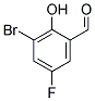 3-BROMO-5-FLUORO-2-HYDROXYBENZALDEHYDE Struktur