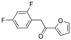 2-(2,4-DIFLUOROPHENYL)-1-(2-FURYL)ETHAN-1-ONE Struktur