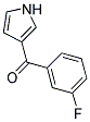 (3-FLUORO-PHENYL)-(1H-PYRROL-3-YL)-METHANONE Struktur