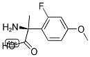 (2S)-2-AMINO-2-(2-FLUORO-4-METHOXYPHENYL)PROPANOIC ACID Struktur