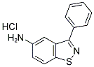 3-PHENYLBENZ[D]ISOTHIAZOL-5-YLAMINE HYDROCHLORIDE Struktur