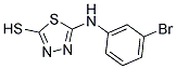 5-[(3-BROMOPHENYL)AMINO]-1,3,4-THIADIAZOLE-2-THIOL Struktur