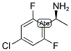 (1S)-1-(4-CHLORO-2,6-DIFLUOROPHENYL)ETHYLAMINE Struktur