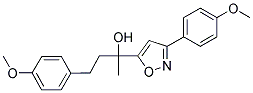 4-(4-METHOXYPHENYL)-2-[3-(4-METHOXYPHENYL)-5-ISOXAZOLYL]-2-BUTANOL Struktur