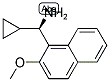 (1R)CYCLOPROPYL(2-METHOXYNAPHTHYL)METHYLAMINE Struktur