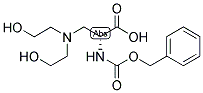 CBZ-BETA-N,N-DIETHANOLAMINO-D-ALA Struktur