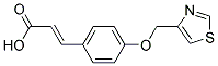 (2E)-3-[4-(1,3-THIAZOL-4-YLMETHOXY)PHENYL]ACRYLIC ACID Struktur