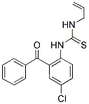 N-ALLYL-N'-(2-BENZOYL-4-CHLOROPHENYL)THIOUREA Struktur