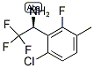 (1S)-1-(6-CHLORO-2-FLUORO-3-METHYLPHENYL)-2,2,2-TRIFLUOROETHYLAMINE Struktur