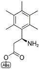 METHYL (3S)-3-AMINO-3-(2,3,4,5,6-PENTAMETHYLPHENYL)PROPANOATE Struktur